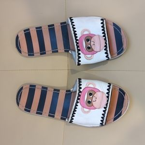 Kate Spade Inyo Monkey Stripe Slide Sandals